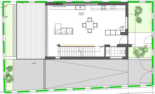 Planta do projeto Villas da Serra